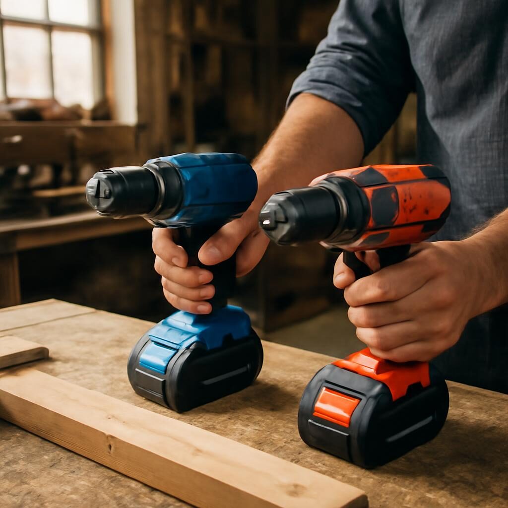 Comparaison directe entre Bosch et Makita en atelier