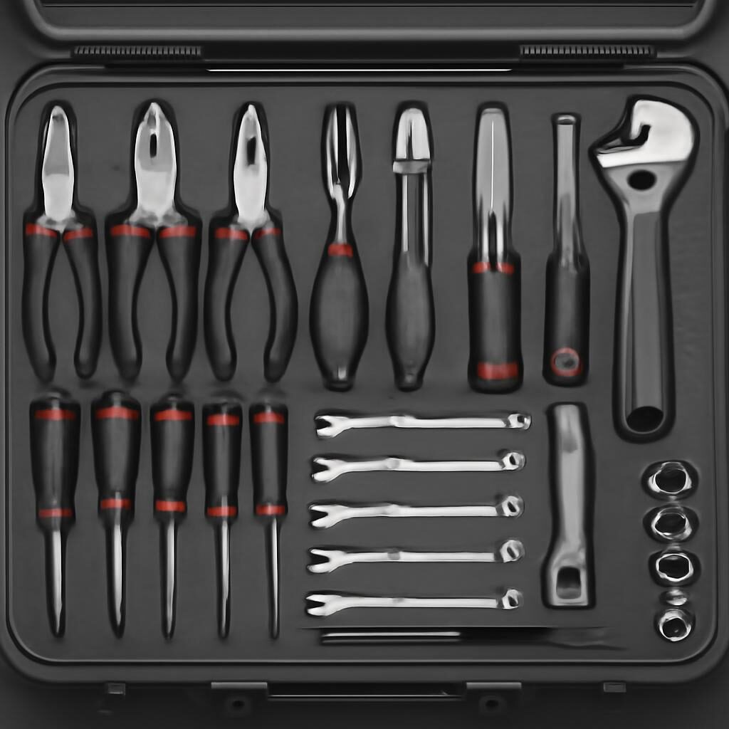 Coffret outils essentiel 30 outils organisés