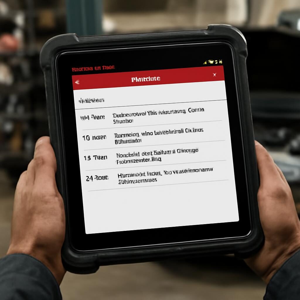 Lecture des codes défaut moteur sur tablette de diagnostic