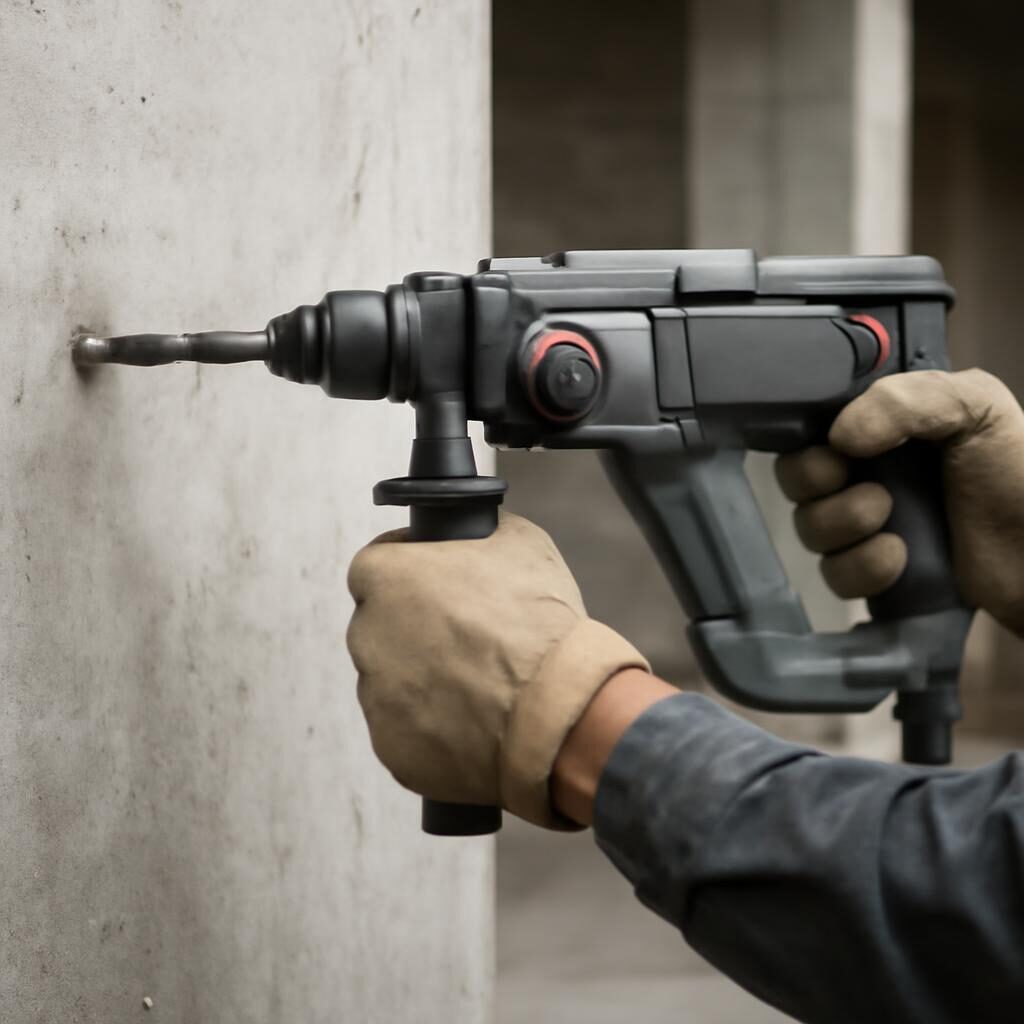 Marteau perforateur SDS+ perçant du béton